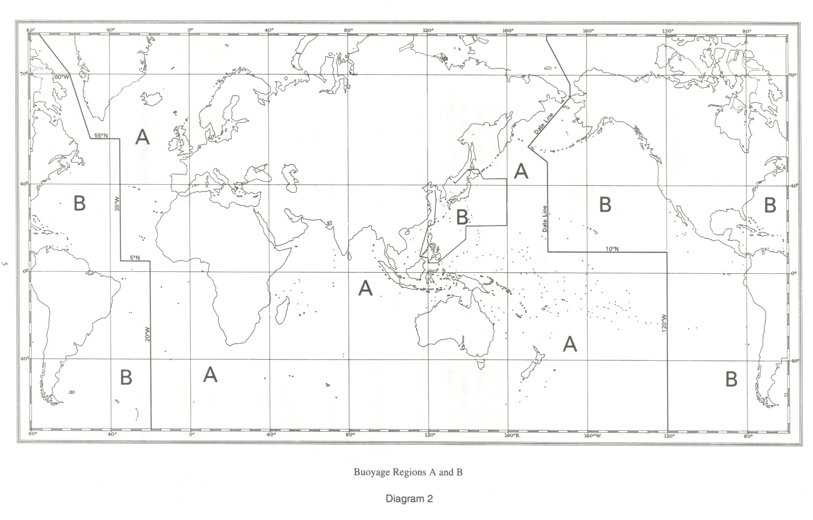 International buoyage regions